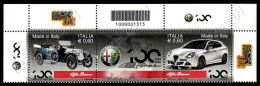 [Q] Italia / Italy 2010: Centenario Alfa Romeo Con Codice A Barre / Alfa Romeo Centenary With Barcode ** - Códigos De Barras