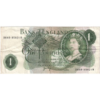 Billet, Grande-Bretagne, 1 Pound, Undated (1960-78), KM:374g, TTB - 1 Pond