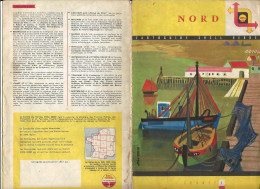 CARTE FRANCE 1  DU NORD JEAN COLIN CARTO GUIDE DU PETROLIER SHELL - Carte Stradali