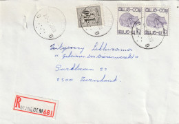 1975, Registered Letter Wijnegem - Storia Postale