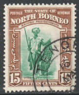 North Borneo Scott 201 - SG311, 1939 Pictorial 8c Used - Bornéo Du Nord (...-1963)