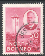 North Borneo Scott 259 - SG366a, 1950 George VI 50c "Jesselton" Used - Borneo Del Nord (...-1963)