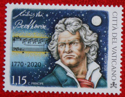 250 Anni Della Nascita Di Ludwig Van Beethoven  2020 Mi - Yv - POSTFRIS / MNH / ** VATICANO VATICAN - Ungebraucht