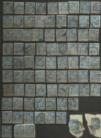 Sage Y&T 101 15 C Bleu Papier Quadrillé 80 X EXEMPLAIRES Teinte, Oblitération, Cadrage, Particularité - 1898-1900 Sage (Tipo III)