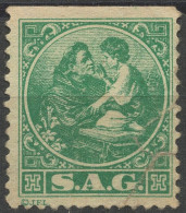 S.A.G. Saint Anthony Guide - Christianity - LABEL CINDERELLA VIGNETTE - Used - Cristianismo