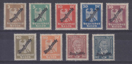 DR Dienst MiNr. 105-113 ** - Dienstmarken