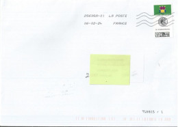 Courrier Suivi Sur Enveloppe Entière Au Format 23 X 16 - Storia Postale