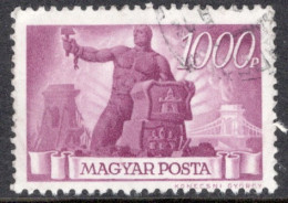 Hungary 1945 Single Stamp Celebrating Reconstruction In Fine Used - Usati