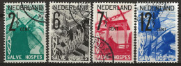PAYS-BAS: Obl., N° YT 241 à 244, Série, TB - Used Stamps