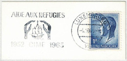 Luxemburg / Luxembourg 1965, Flaggenstempel Aide Aux Réfugiés / Flüchtlinge / Refugee - Flüchtlinge