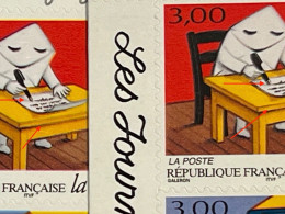 VARIETE BC  N 3071 ** 1 BC AVEC RE ENTRY SUR TOUTS LES TIMBRES - TRES GROS DECALAGE DES COULEURS - VOIR  SCANNS - RRR !! - Nuovi