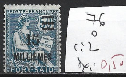 PORT-SAÏD 76 Oblitéré Côte 2 € - Used Stamps