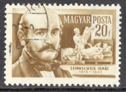 Hungary 1954 Single Stamp Celebrating Scientists In Fine Used - Used Stamps