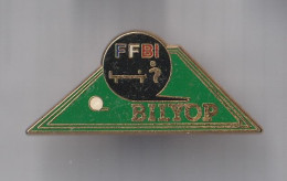 PIN'S THEME BILLARD   FFBI    BILYOP - Biliardo