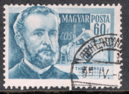 Hungary 1954 Single Stamp Celebrating Scientists In Fine Used - Used Stamps