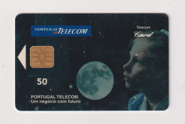 PORTUGAL -  Child And Moon Chip  Phonecard - Portugal