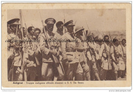 AA303- Adigrat Eritrea Ex Italia - Truppe Indigene Ascari Sfilano Dinanzi A S.E. De Bono - F.p. Non Viaggiata - Guerres - Autres