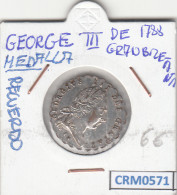 CRM0571 MEDALLA RECUERDO GEORGE III 1788  - Sonstige & Ohne Zuordnung