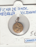 CRM0572 MEDALLA VICTORIANA FICGA DEL AMOR - Otros & Sin Clasificación