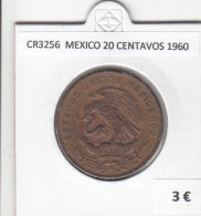 CR3256 MONEDA MEXICO 20 CENTAVOS 1960 MBC - Otros – América