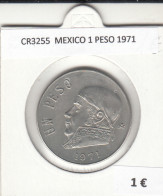 CR3255 MONEDA MEXICO 1 PESO 1971 MBC - Otros – América