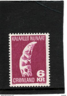 GROENLAND 1978 Tupilak, Dent De Morse Taillée Yert 99, Michel 111 NEUF** MNH Cote : 3 Euros - Unused Stamps