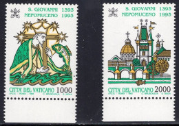 Vatican 1993 Serie 2v San Giovanni Nepomuceno MNH - Unused Stamps