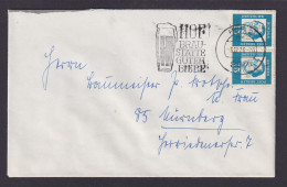 Berlin Brief MEF 203 Bogen Paar Bedeutende Deutsche Hof Bayern Nürnberg SST - Storia Postale