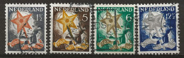 PAYS-BAS: Obl., N° YT 259 à 262, Série, TB - Used Stamps