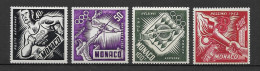 Monaco Pa Nos 51/54 , Neufs , ** , Sans Charniere , Ttb . - Luftfahrt