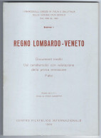 REGNO LOMBARDO-VENETO Documenti Inediti, Valutatione, Falsi - Italien