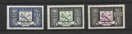 Monaco Pa Nos 42/44 , Neufs , ** , Sans Charniere , Ttb . - Luftfahrt