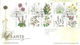 GREAT BRITAIN - 2009, FDC STAMPS OF PLANTS, UK SPECIES IN RECOVERY. - Brieven En Documenten