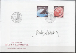 Martin Mörck. Sweden 2013. Measuring Instruments .Michel 2938 - 2939. FDC. Signed. - FDC