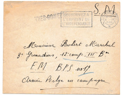 ENVELOPPE 1940  3e GRENADIERS , 12 COMP. III Ba - E.M.  BPS 107  ARMEE B. EN CAMPAGNE  2 SCANS - Brieven En Documenten