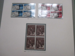 1967 N.2 Serie Complete: Codice Avviamento Postale Giuramento Di PONTIDA In Quartina - 1946-60: Mint/hinged