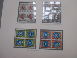 1967 N.3 Serie Complete: Umberto GIORDANO Lions Anno Int.Turismo In Quartina - 1946-60: Mint/hinged