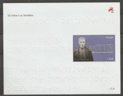 Portugal 200 Ans Naissance BRAILLE Avec Vrai Relief Aveugles Handicapés 2009 ** BRAILLE S/s Embossed Blind Disabled - Unused Stamps