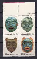H1738 - ETATS UNIS UNITED STATES Yv N°1294/97 ** ART DES INDIENS - Unused Stamps
