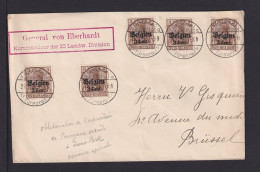 1916 - Sonderstempel "Brüssel Ausstellung Für Soziale Fürsorge" - Brief - Guerre Mondiale (Première)