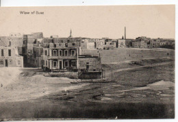 Carte Postale Ancienne Egypte - View Of Suez - Sues