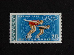 HONGRIE HUNGARY MAGYAR YT PA 301 OBLITERE - NATATION / JEUX OLYMPIQUES DE MOSCOU - Gebraucht