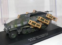 ALLEMAGNE - SD.KFZ. 251/1 C WURFRAHMEN 40 Kursk 1942 IXO 1:43 - Antikspielzeug