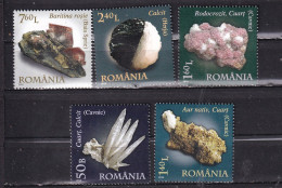 ROMANIA-2010-MINERALS-MNH. - Minéraux