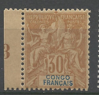 CONGO N° 20 Gom Coloniale NEUF**  SANS CHARNIERE / Hingeless / MNH - Neufs