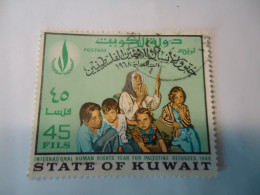 KUWAIT  USED    STAMPS  REFUGEES 1968 - Refugiados