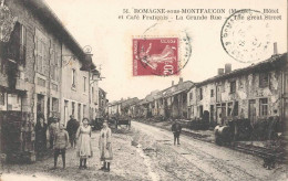 Romagne Sous Montfaucon   " Centre  / Grande Rue "  Hôtel Et Café  Français - Dun Sur Meuse