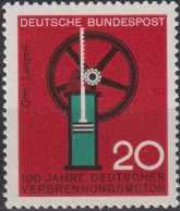 1964 Deutschland > BRD, ** Mi:DE 442, Sn:DE 894, Yt:DE 312, Erster Gasmotor (Otto) - Gaz