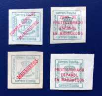 Spain, Spagne, España, Marruecos Español, COLECCIÓN, COLLECTION, Timbres Anciens (LOT 8) - Marruecos Español