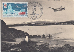 France Expeditions Polaires Francaises Maxicard 1969 (ZO192) - Antarctische Expedities